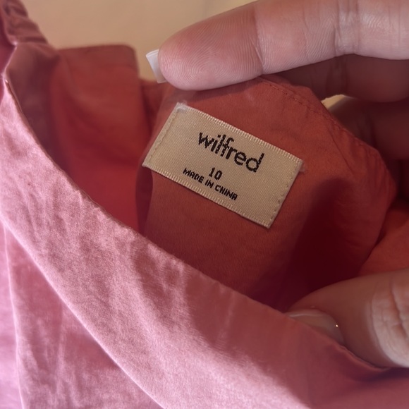 Aritzia Wilfred sandrine ruffle crop top - Picture 7 of 8